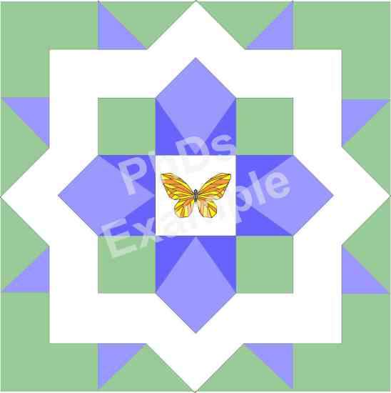 Butterfly with Border Barn Quilt - Wholesale For Cheap