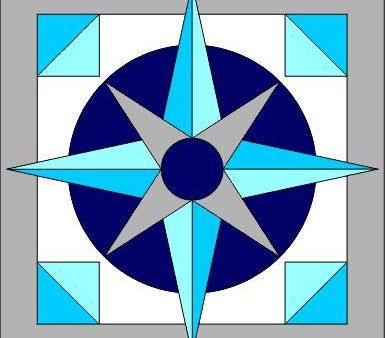 Barn Quilt Compass rose - Wholesale Hot on Sale