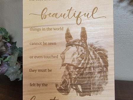 Felt By Heart Horse Greeting Card Cheap