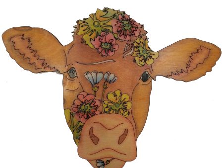 DIY - Adult Coloring - Wood Cow Fashion