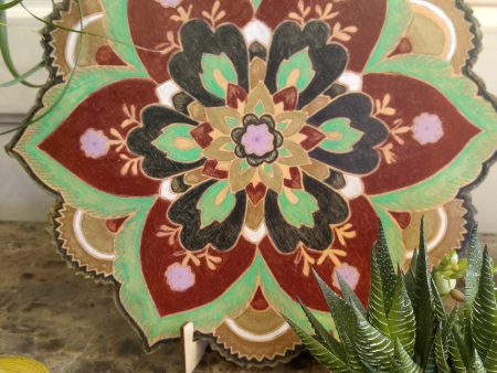 DIY - Adult Coloring - Wood Mandala 2 Online