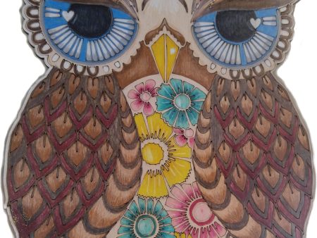 DIY - Adult Coloring - Wood Owl Hot on Sale