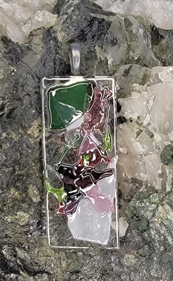 Aurora Dichroic Glass Jewelry Pendant Online Sale