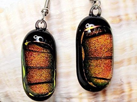 Butterfly Dichroic Glass Jewelry French Hook Earrings Discount