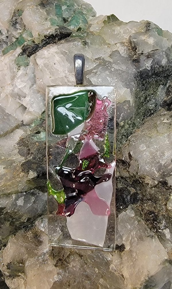 Aurora Dichroic Glass Jewelry Pendant Online Sale