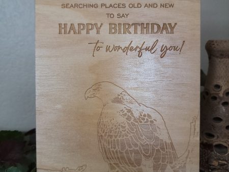 Eagle Perched Birthday Card For Discount