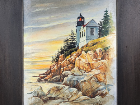 Bass Harbor - Oil Painting by Sue Zylak Fashion