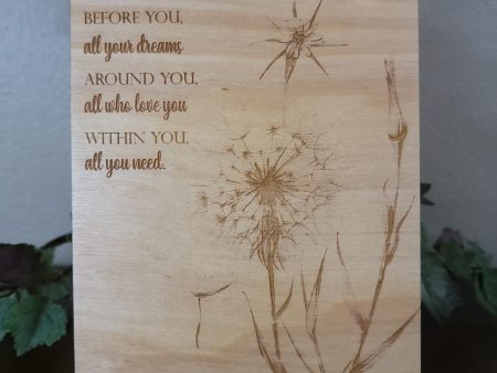 Dandelion Puff Greeting Card Online